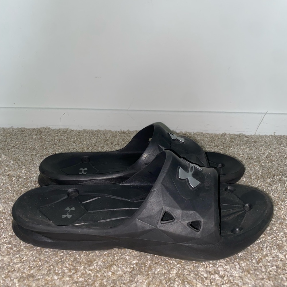 Under Armour Women’s Black Slip-On Sport Slides